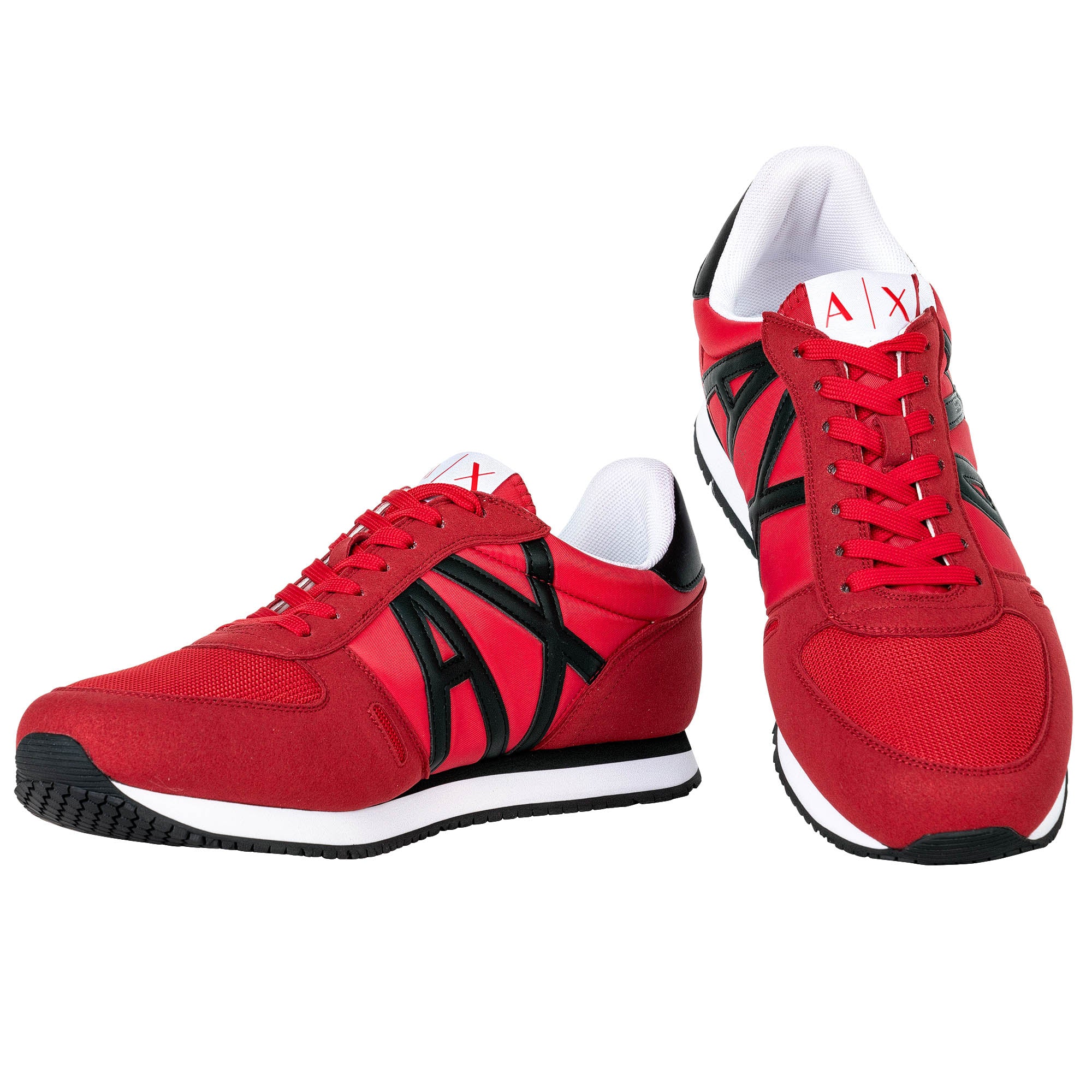 A|X ARMANI EXCHANGE Herren Sneaker Low - Schnür-Schuh, Retro, Logo, 41-46