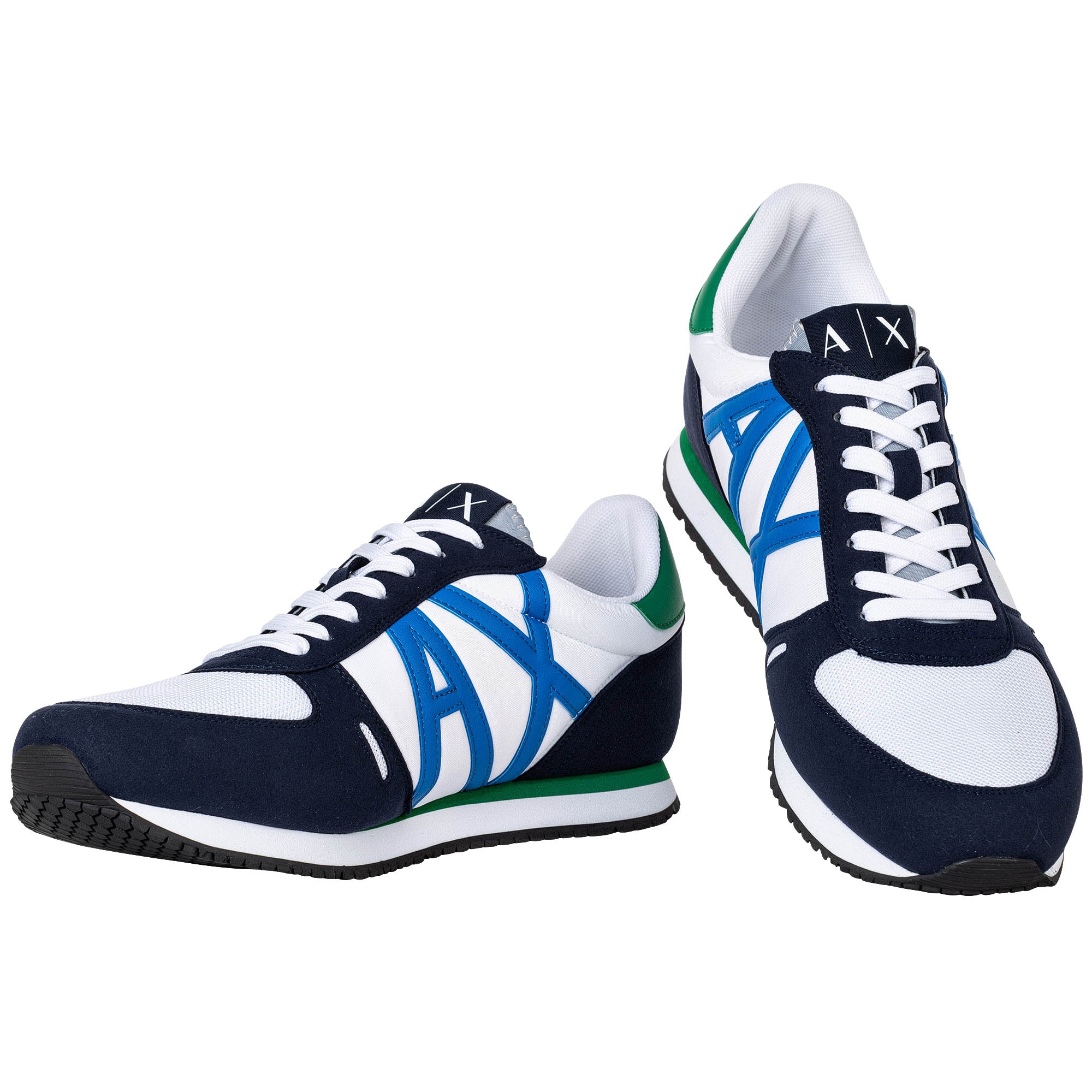 A|X ARMANI EXCHANGE Herren Sneaker Low - Schnür-Schuh, Retro, Logo, 41-46