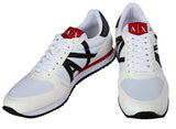 A|X ARMANI EXCHANGE Men's Sneaker Low - Laced Shoe, Retro, Logo, 41-46