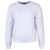 A|X ARMANI EXCHANGE women's sweatshirt - round neck, logo embroidery, material mix