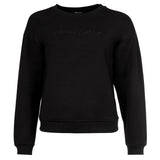 A|X ARMANI EXCHANGE women's sweatshirt - round neck, logo embroidery, material mix