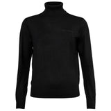 A|X ARMANI EXCHANGE Women's Turtleneck Sweater - Fine knit, virgin wool, logo, solid color