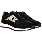 A|X ARMANI EXCHANGE Women's Trainers - Drop Microsuede, Trainers, Mesh, Retro, Logo