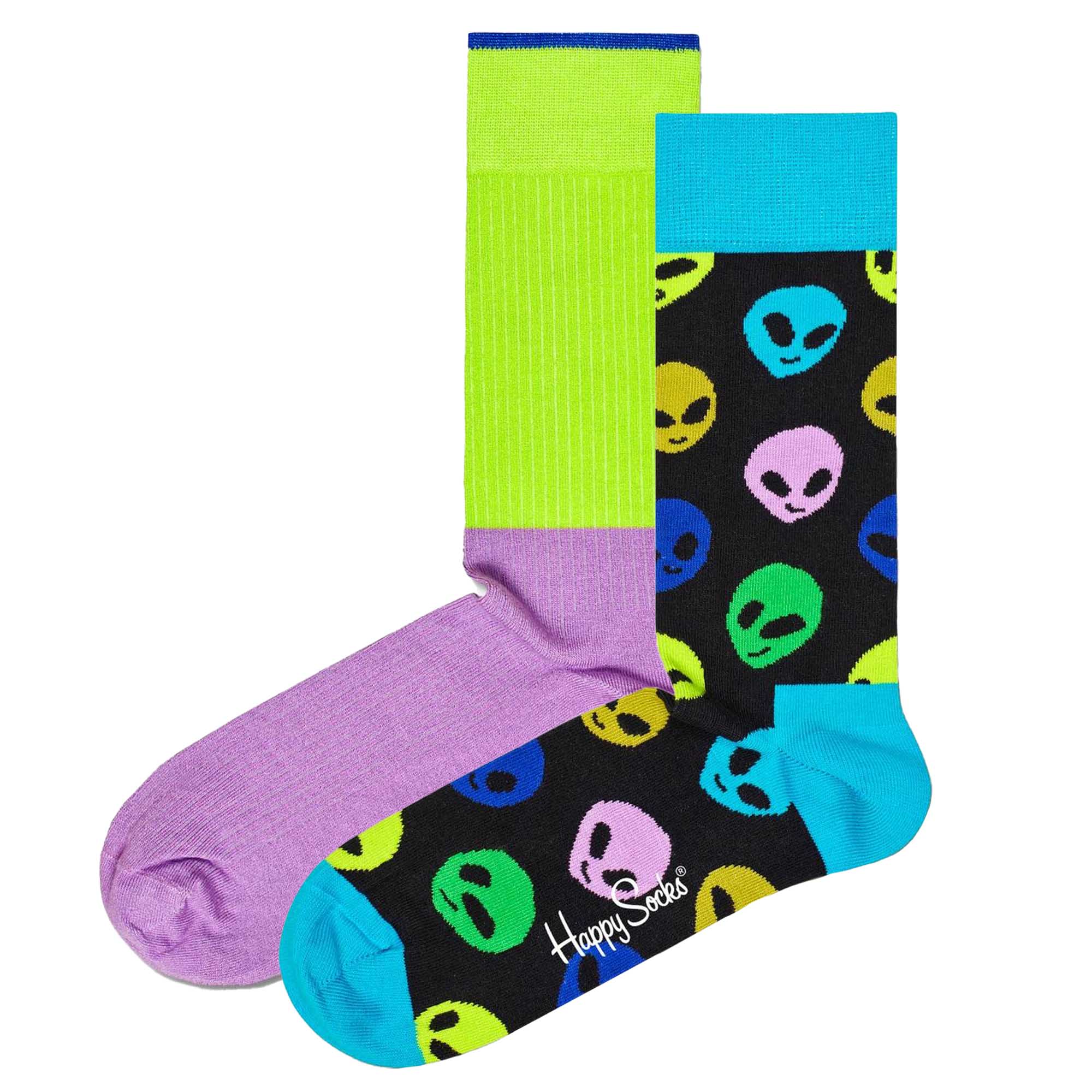Happy Socks Unisex Socken, 2er Pack - Geschenkbox, Farbmix