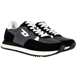DIESEL Men's S-D-LIGHT Sneakers, Lace-Up Shoes, Leather