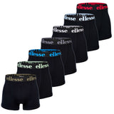 ellesse Herren Boxer Shorts, 7er Pack - Yema 7 Pack Boxer Shorts, Logo, Cotton Stretch