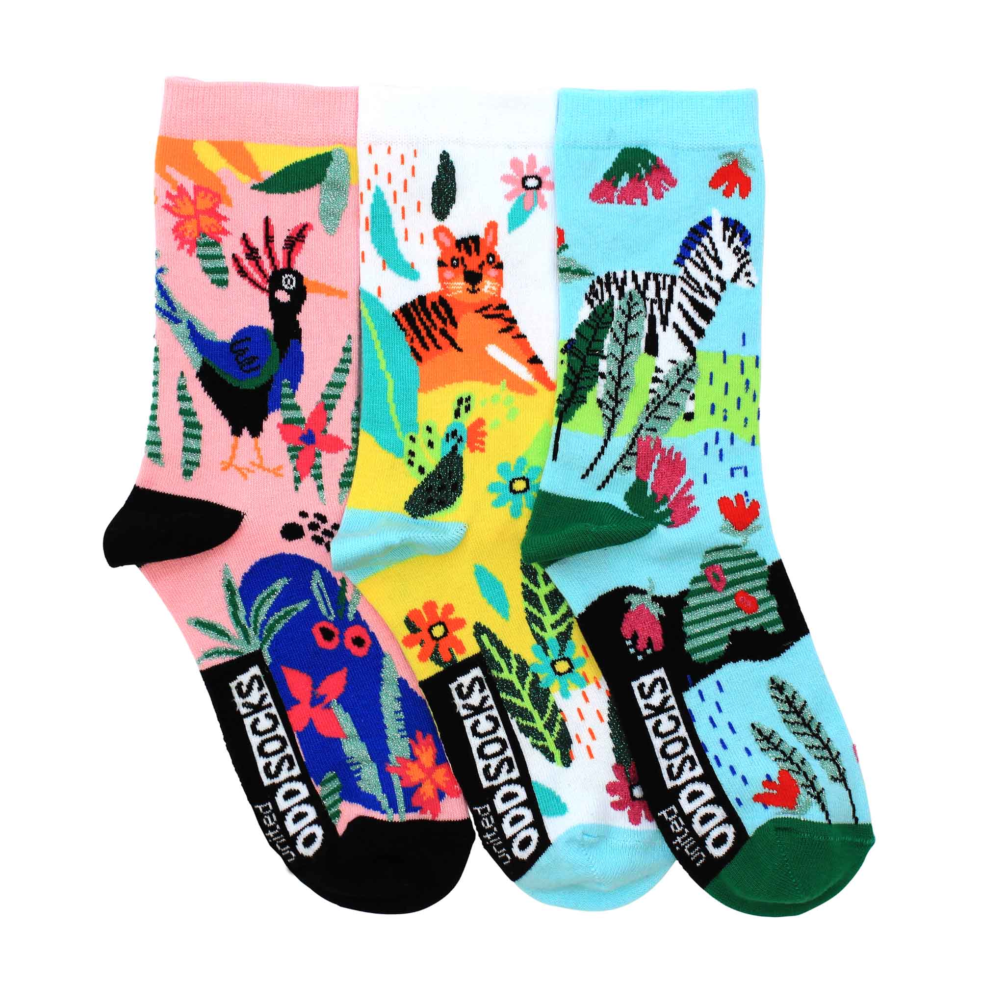 United Oddsocks Kinder Socken, 3 individuelle Socken - Motivsocken