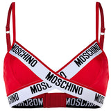 MOSCHINO Women Bustier - Bra, BH, Logo, Stretch Cotton