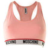 MOSCHINO Ladies Bustier - Bra, Sports Bra, Racerback, Cotton Stretch, plain