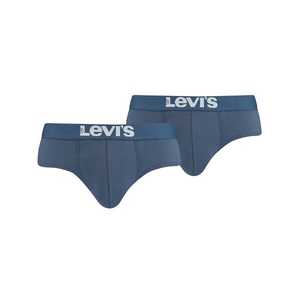 LEVIS Herren Slips - Solid Basic Brief, Sportswear, 2er Pack