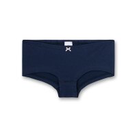 Sanetta Mädchen Cutbrief 3er Pack - Slip, Unterhose, gemustert Blau/Weiß 140