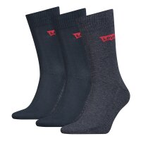 LEVIS Unisex 3-Pack Sports Socks - Regular Cut BATWING,...