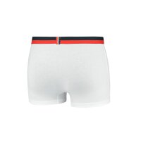 FILA Mens Boxer Shorts - Logo waistband, urban, cotton stretch, plain, S-2XL White S (Small)
