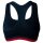FILA Damen Bustier, Vorteilspack - Bra, Sport-BH, Racerback, Cotton Stretch, XS-XL Marine XS 1 Bustier (1x1B)