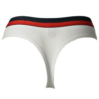 FILA Womens String - Regular Waist, Logo Waistband, Cotton Stretch, plain, XS-XL White XS (X-Small) 1 String (1x1S)