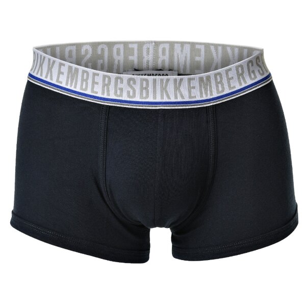 BIKKEMBERGS Herren Shorts, Vorteilspack - TRUNK, Stretch Cotton, Logo Weiß/Schwarz/Blau S 3er Pack (1x3P)