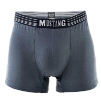 MUSTANG Herren Retroshorts Vorteilspack, Boxershorts, Pants, True Denim, S-XL Blau/Graumel./Rot S  3er Pack (1x3P)