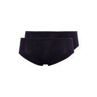 SKINY ladies panty, pack - briefs, pants, cotton stretch, basic Black S (Small)