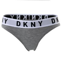 DKNY Damen Slip - Brief, Cotton Modal Stretch, Logobund, einfarbig