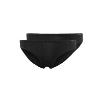 SKINY Ladies Rio Brief, pack - Bikini Briefs, Cotton Stretch, Basic Black S (Small) 2er Pack (1x2P)