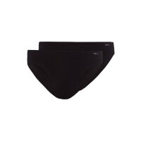 SKINY Herren Slips, Vorteilspack - Brasil Briefs, Unterwäsche Set, Cotton Stretch Schwarz L 2er Pack (1x2P)