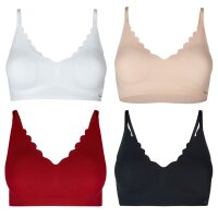 SKINY Ladies Bustier - Pads removable, V-neck, Micro...