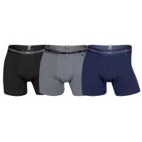 JBS Herren Boxer Shorts, 3er Pack - Pants, atmungsaktiv, Single Jersey, Stretch