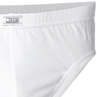 JBS Mens briefs, 5-pack - Mini briefs, single jersey, organic cotton, plain colour White 3XL (XXX-Large)