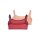 SKINY girl bustier, pack of 2 - Crop Top, Cotton Stretch Red/Pink 140 (8-9 years)