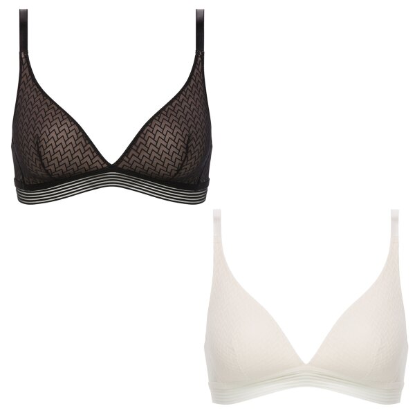 Passionata Ladies Bra - MANHATTAN, T-Shirt Bra, without underwire, Soft Cups, Tulle