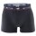 MUSTANG Herren Retroshorts 3er Pack - Boxershorts, Pants, True Denim Schwarz/Grau S