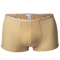 HOM Mens Trunk Plumes - Ultralight Microfiber, Pants, Underwear, Stretch, Advantage pack Beige M 4er Pack (4x 1P)