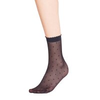 FALKE Ladies Socks Dot 15 Denier - Transparent, Matt, 1 pair Navy 35-38