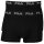 FILA Mens Boxer Shorts 2-pack - Logo waistband, urban, cotton stretch, plain Black L (Large)