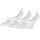 PUMA Unisex Füßlinge, 3er Pack - Footie, einfarbig Elfenbein EUR 35-38