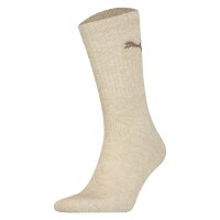PUMA Unisex Sportsocken, 3 Paar - Tennissocken, Crew Sport Socken, einfarbig Braun-Mix 39-42
