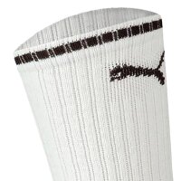 PUMA unisex sports socks, 3-pack - Sport Crew Stripe, tennis socks, stripes White 39-42 (6-8 UK)