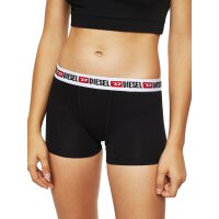DIESEL Damen Boxer Shorts - UFPN-MYA, Pants, Logobund, einfarbig Schwarz M
