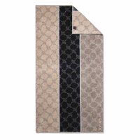 JOOP! Duschtuch - Cornflower Stripes Frottierkollektion - Walkfrottier Graphit 80x150cm