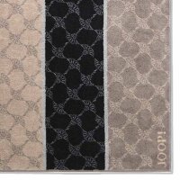 JOOP! Shower Towel - Cornflower Stripes terry collection - terry towelling Graphite 80x150cm