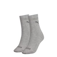 PUMA Damen Socken, 2er Pack - Classic Socks, Komfort-Bund, Logo, einfarbig