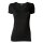 EMPORIO ARMANI Damen T-Shirt - V-Neck, Loungewear, Kurzarm, Stretch Cotton Schwarz XL