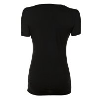 EMPORIO ARMANI Ladies T-Shirt - V-Neck, Loungewear, Short Sleeve, Stretch Cotton Black S (Small)