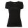 EMPORIO ARMANI Damen T-Shirt - V-Neck, Loungewear, Kurzarm, Stretch Cotton Schwarz S