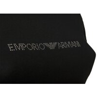 EMPORIO ARMANI Ladies T-Shirt - Round Neck, Loungewear, Short Sleeve, Stretch Cotton Black XL (X-Large)