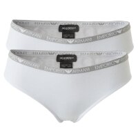 Emporio Armani Damen Brief - Cotton Stretch, Slip, 2-Pack Brief
