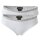 Emporio Armani Damen Brief - Cotton Stretch, Slip, 2-Pack Brief