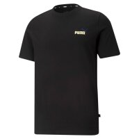 PUMA Herren T-Shirt - ESS Essentials Embroidery Logo Tee, Rundhals, Kurzarm, uni