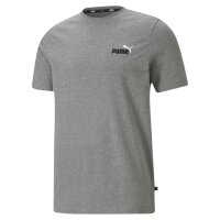 PUMA Herren T-Shirt - ESS Essentials Embroidery Logo Tee, Rundhals, Kurzarm, uni