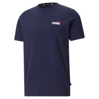PUMA Mens T-Shirt - ESS Essentials Embroidery Logo Tee, round neck, short sleeve, uni